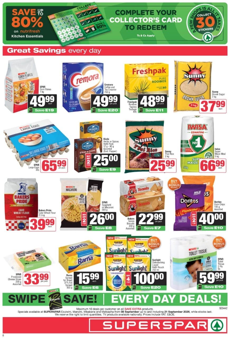 SPAR Toilet Tissue 2 Ply 9s